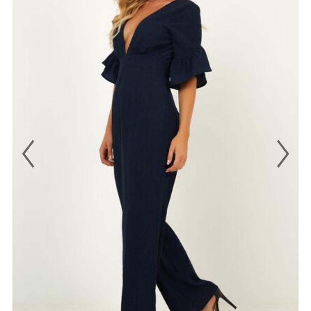Navy Romper - Picture 2 of 6